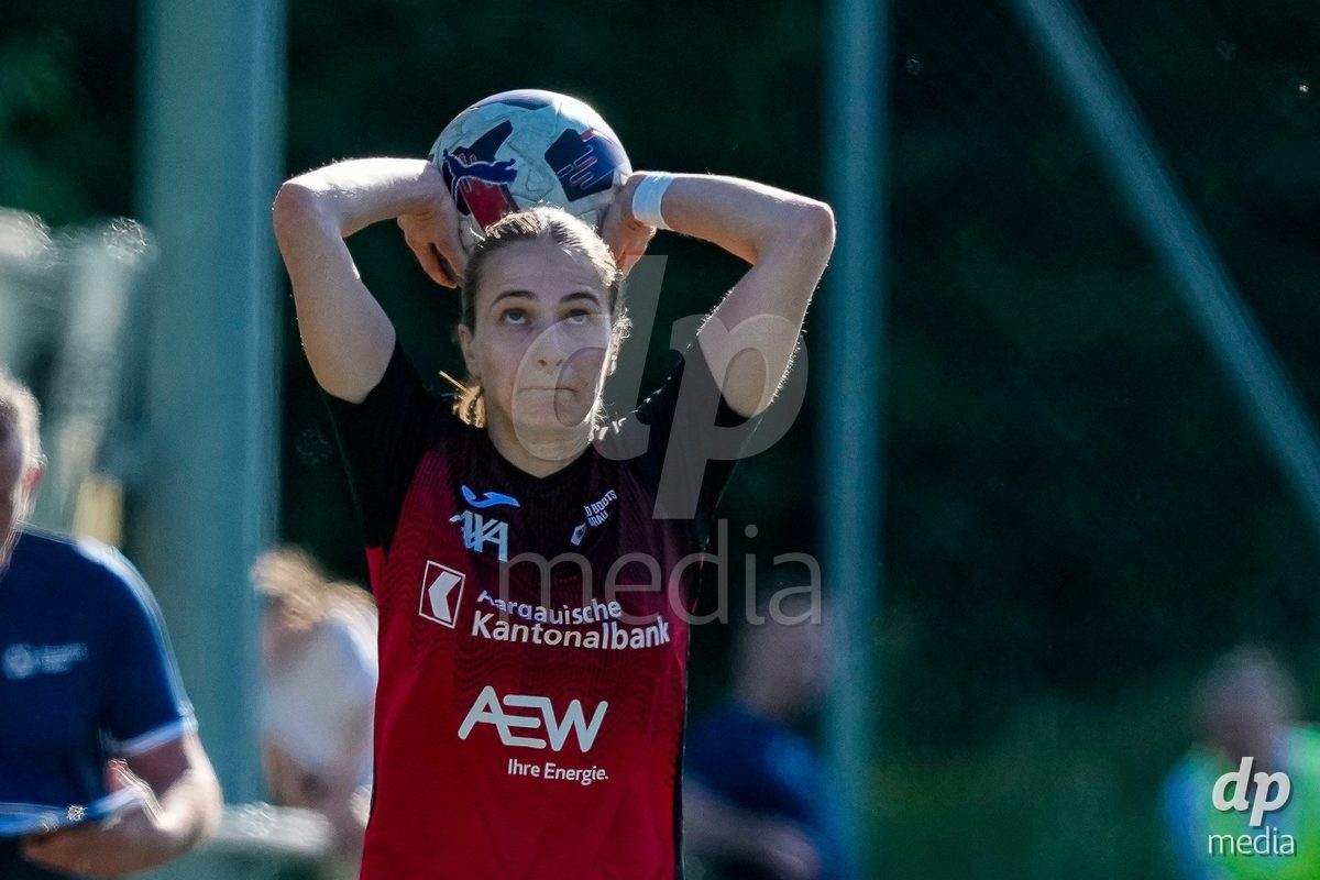 Schweiz: AXA Women's Super League 2025/26, FC Aarau Frauen vs GC Frauenfussball - Sportanlage Schachen, Aarau: Fabienne Bangerter (7 FC Aarau)