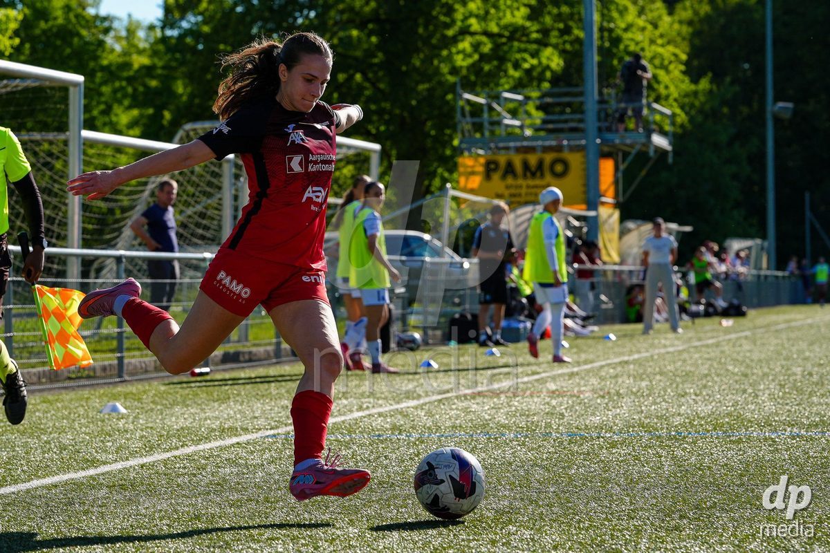 Schweiz: AXA Women's Super League 2025/26, FC Aarau Frauen vs GC Frauenfussball - Sportanlage Schachen, Aarau: Fabienne Bangerter (7 FC Aarau)