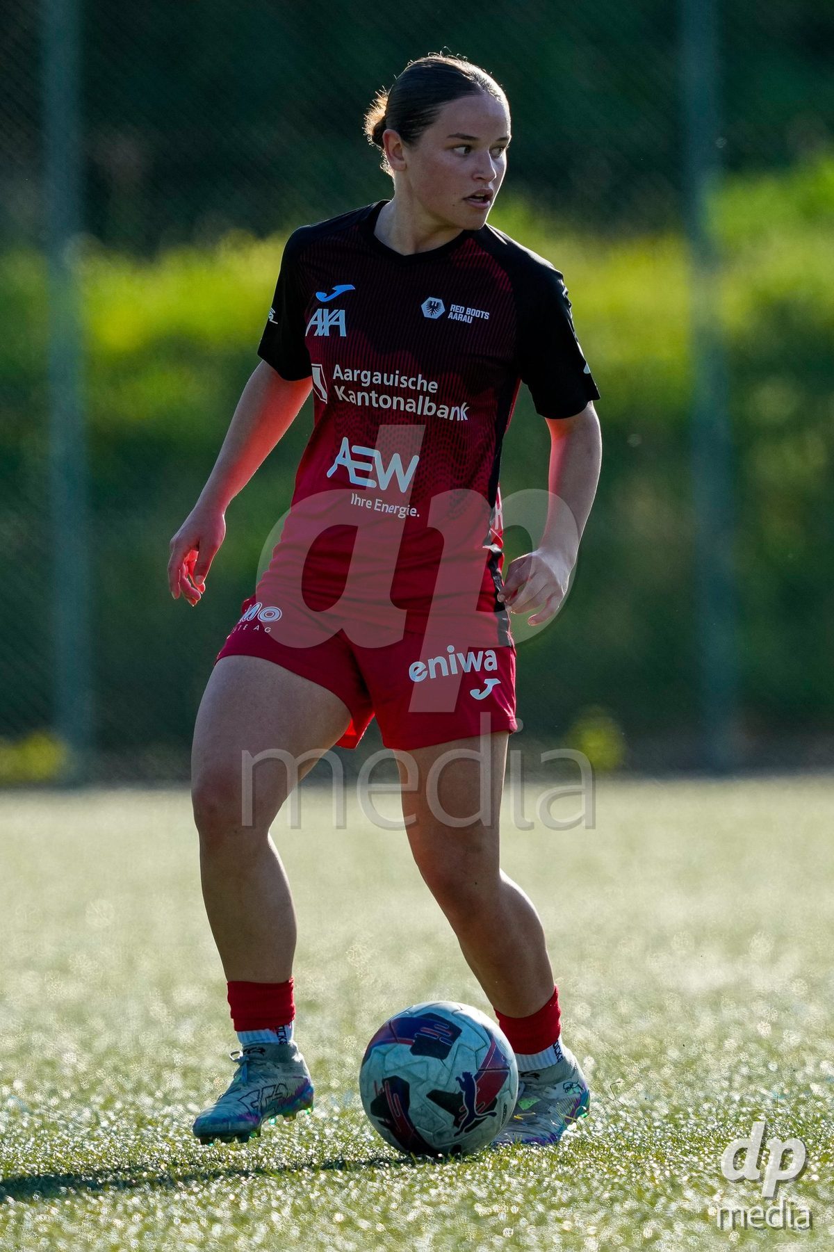 Schweiz: AXA Women's Super League 2025/26, FC Aarau Frauen vs GC Frauenfussball - Sportanlage Schachen, Aarau: Anja Klingenstein (11 FC Aarau)