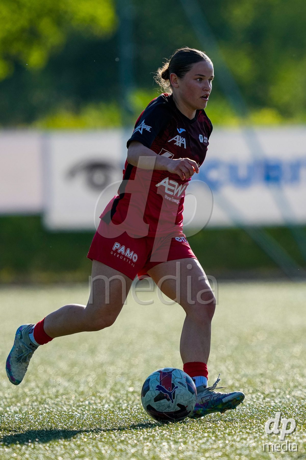 Schweiz: AXA Women's Super League 2025/26, FC Aarau Frauen vs GC Frauenfussball - Sportanlage Schachen, Aarau: Anja Klingenstein (11 FC Aarau)