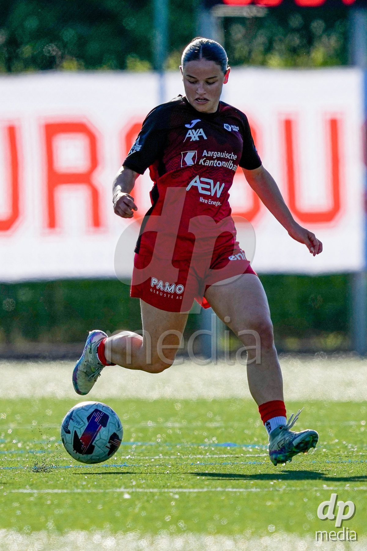 Schweiz: AXA Women's Super League 2025/26, FC Aarau Frauen vs GC Frauenfussball - Sportanlage Schachen, Aarau: Anja Klingenstein (11 FC Aarau)