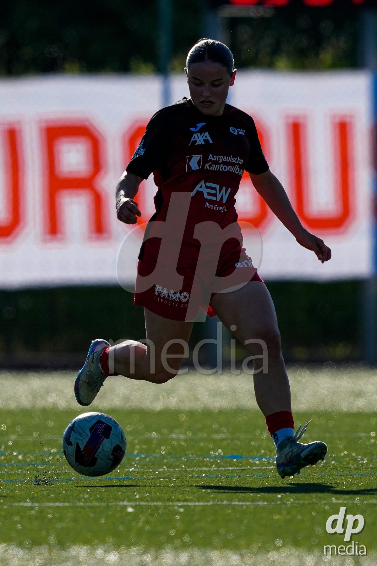 Schweiz: AXA Women's Super League 2025/26, FC Aarau Frauen vs GC Frauenfussball - Sportanlage Schachen, Aarau: Anja Klingenstein (11 FC Aarau)