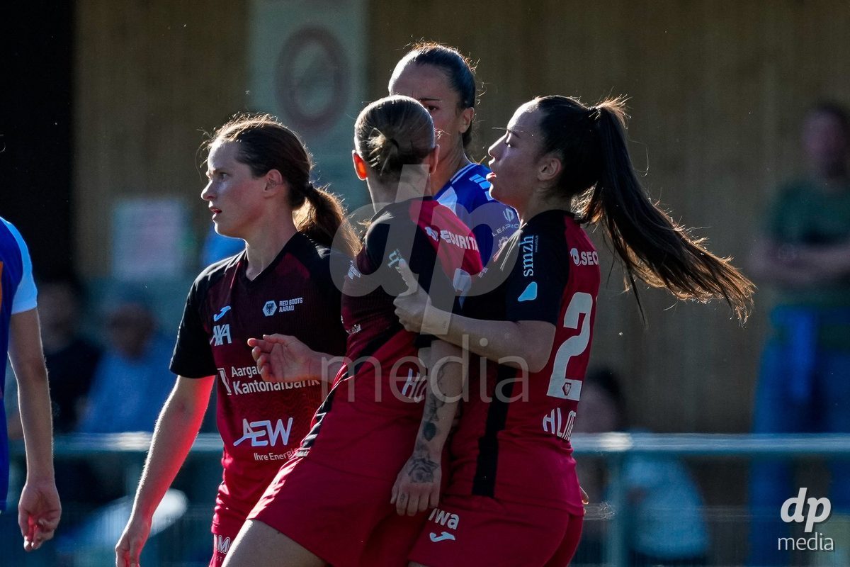 Schweiz: AXA Women's Super League 2025/26, FC Aarau Frauen vs GC Frauenfussball - Sportanlage Schachen, Aarau: Marta Cazalla Garcia (15 Grasshoppers)