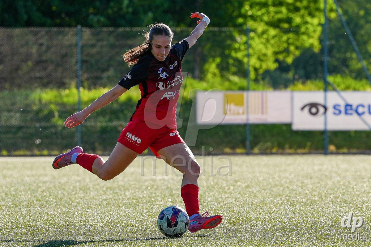 Schweiz: AXA Women's Super League 2025/26, FC Aarau Frauen vs GC Frauenfussball - Sportanlage Schachen, Aarau: Fabienne Bangerter (7 FC Aarau)
