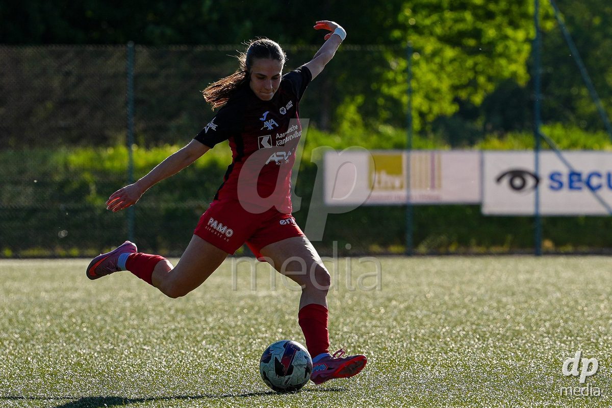 Schweiz: AXA Women's Super League 2025/26, FC Aarau Frauen vs GC Frauenfussball - Sportanlage Schachen, Aarau: Fabienne Bangerter (7 FC Aarau)