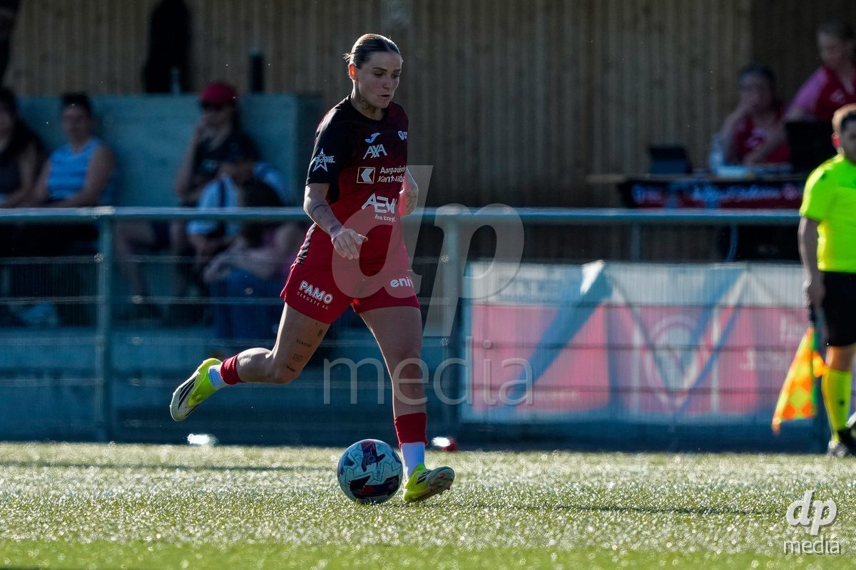 Schweiz: AXA Women's Super League 2025/26, FC Aarau Frauen vs GC Frauenfussball - Sportanlage Schachen, Aarau: Vanesa Hoti (8 FC Aarau)