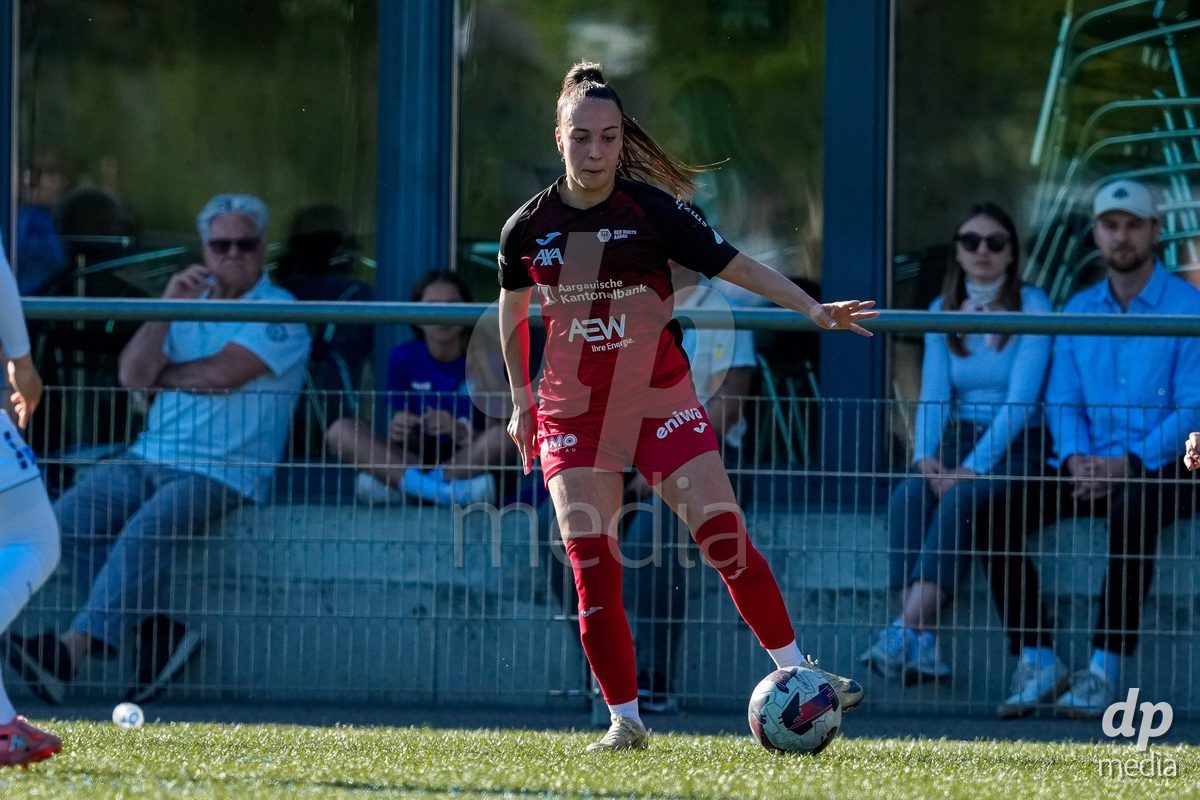 Schweiz: AXA Women's Super League 2025/26, FC Aarau Frauen vs GC Frauenfussball - Sportanlage Schachen, Aarau: Rita Filipa Do Sul (28 FC Aarau)