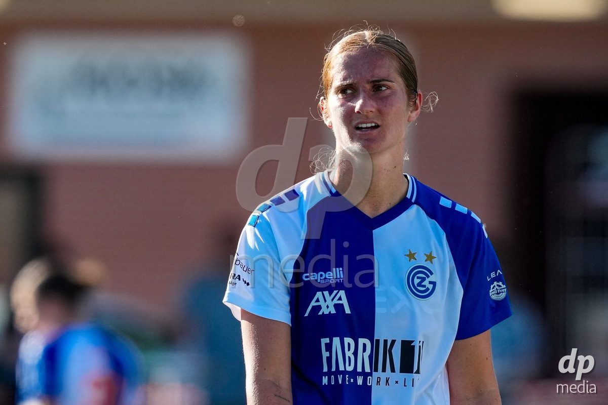 Schweiz: AXA Women's Super League 2025/26, FC Aarau Frauen vs GC Frauenfussball - Sportanlage Schachen, Aarau: Morgane Marie Josephine Nicoli (22 Grasshoppers)