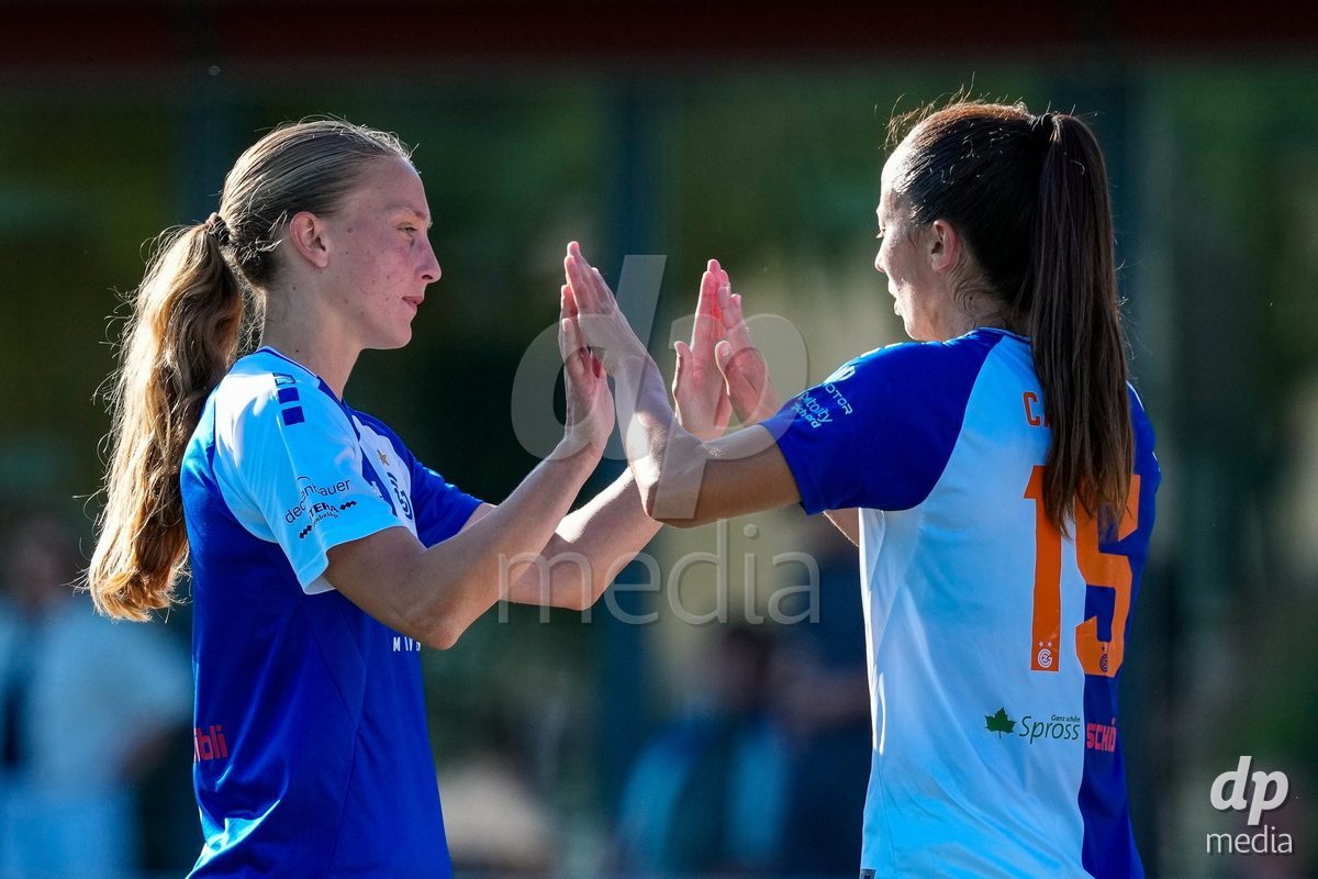 Schweiz: AXA Women's Super League 2025/26, FC Aarau Frauen vs GC Frauenfussball - Sportanlage Schachen, Aarau: