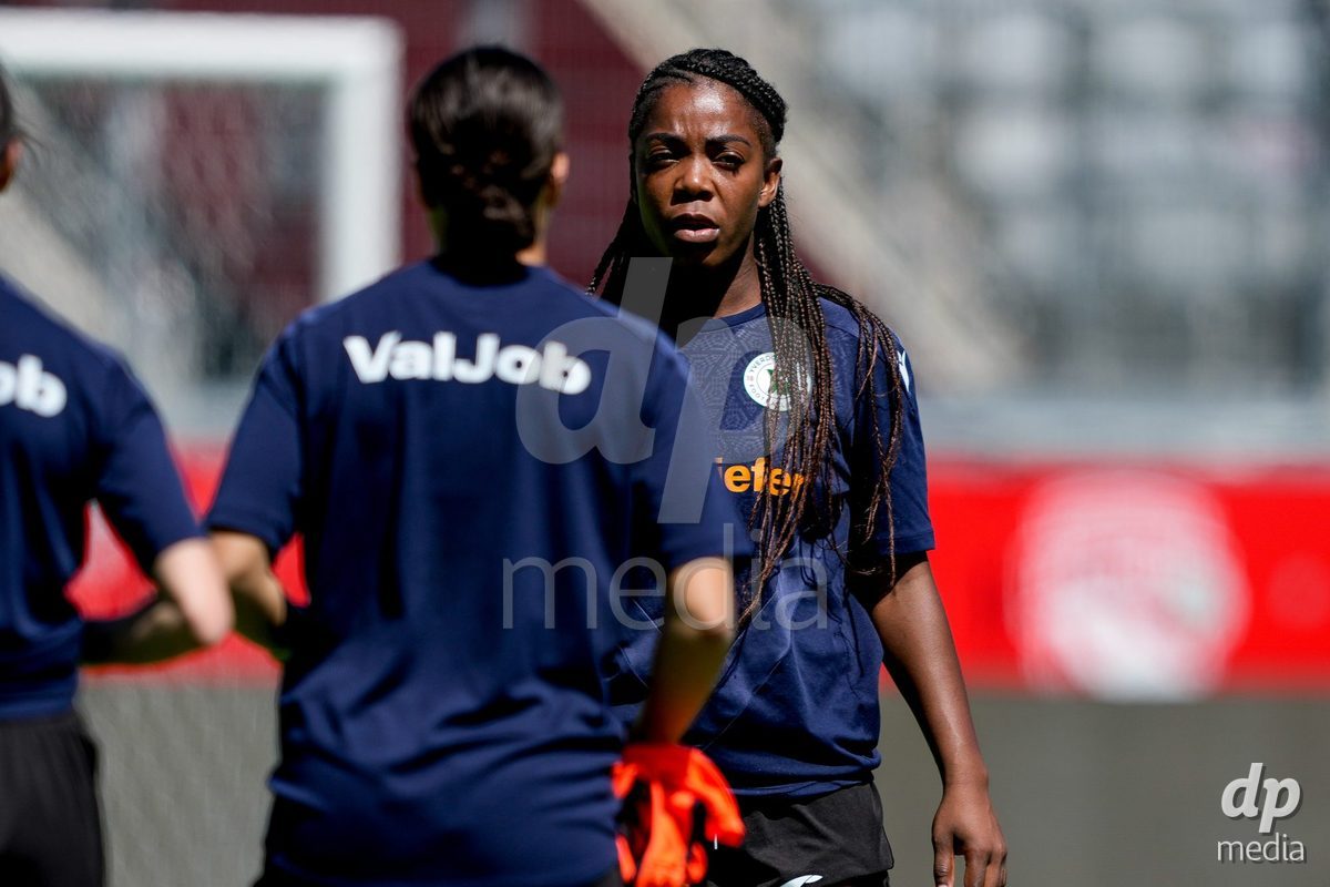 Schweiz: AXA Women's Super League 2025/26, FC Thun vs Yverdon Sport FC - Stadion Lachen, Thun: Frederique Messomo (23 Yverdon)