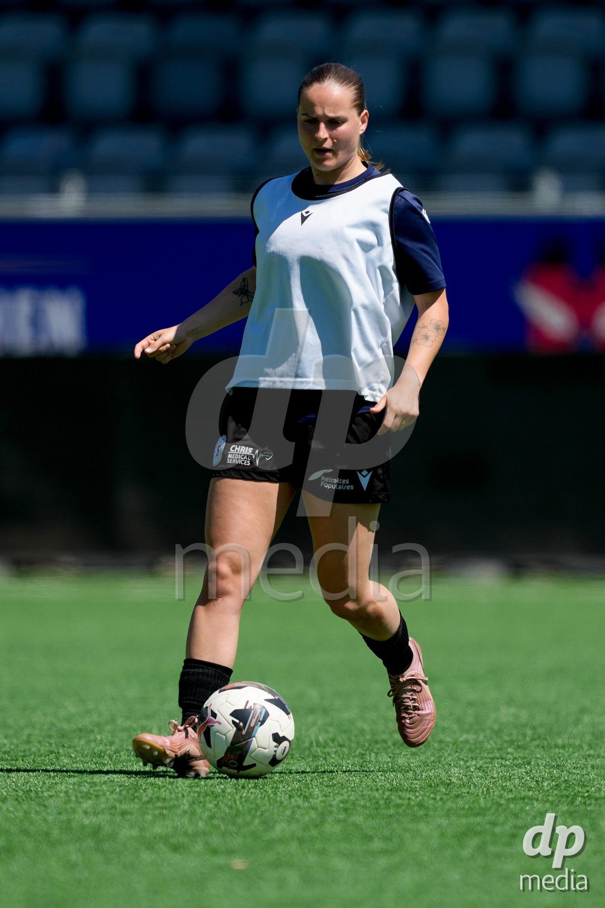 Schweiz: AXA Women's Super League 2025/26, FC Thun vs Yverdon Sport FC - Stadion Lachen, Thun: Emeline von Dach (5 Yverdon)