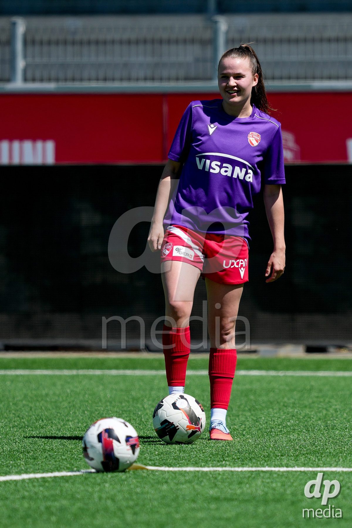 Schweiz: AXA Women's Super League 2025/26, FC Thun vs Yverdon Sport FC - Stadion Lachen, Thun: Janine Minnig (9 Thun)