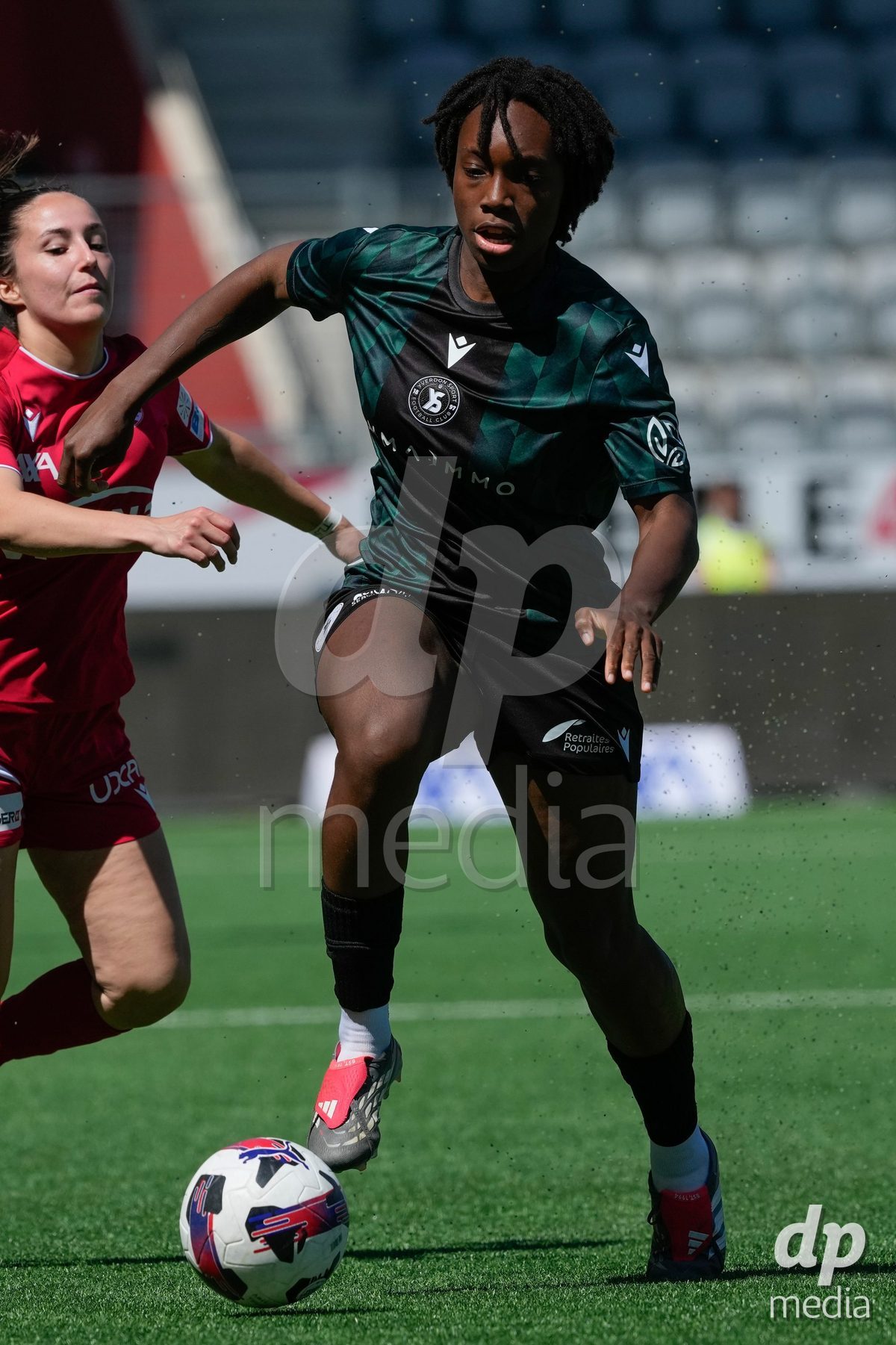 Schweiz: AXA Women's Super League 2025/26, FC Thun vs Yverdon Sport FC - Stockhorn Arena, Thun: Maeva Sogan (16 Yverdon)