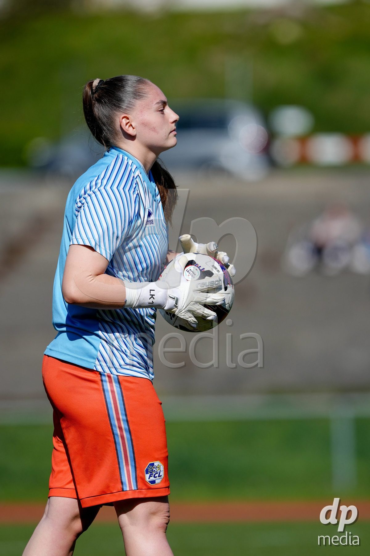 Schweiz: AXA Women's Super League 2025/26, FC Luzern vs BSC YB Frauen - Hubelmatt, Luzern: Lea Kramoviku (1 FC Luzern)