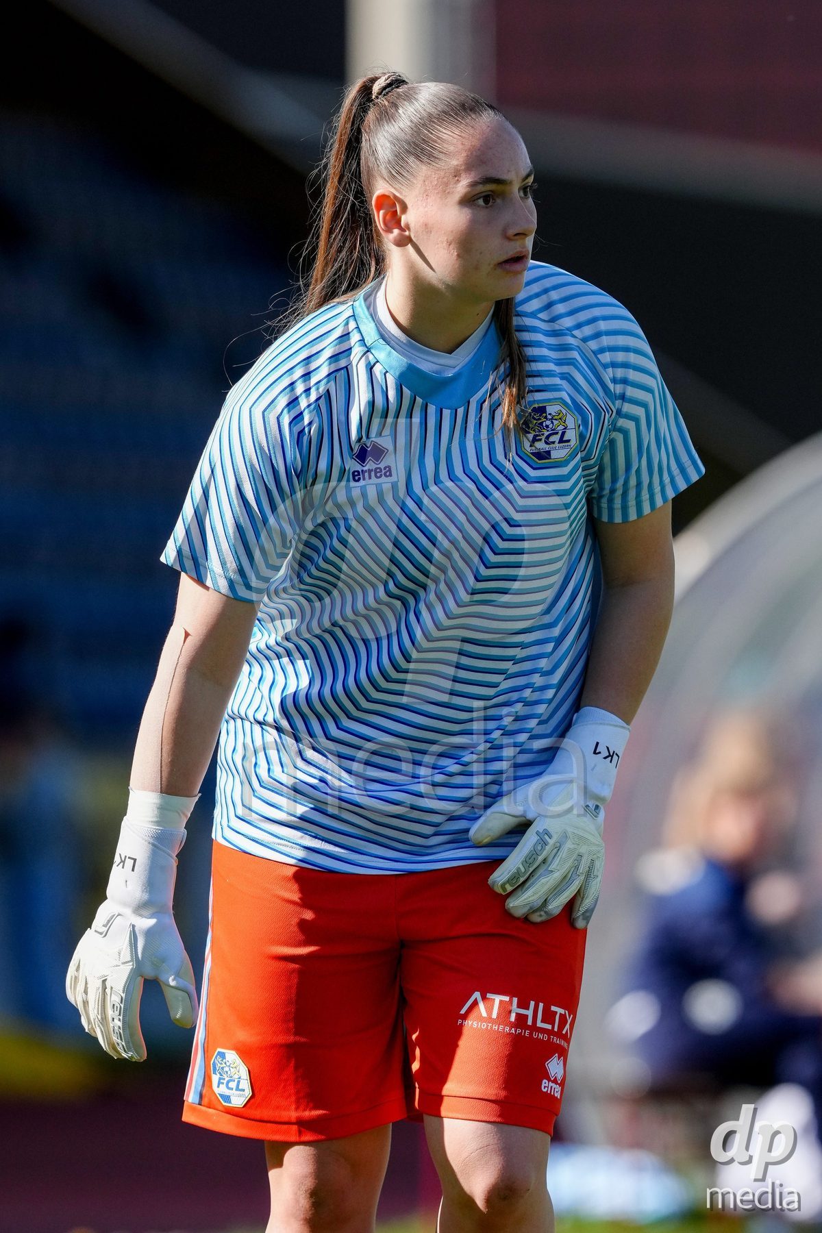 Schweiz: AXA Women's Super League 2025/26, FC Luzern vs BSC YB Frauen - Hubelmatt, Luzern: Lea Kramoviku (1 FC Luzern)