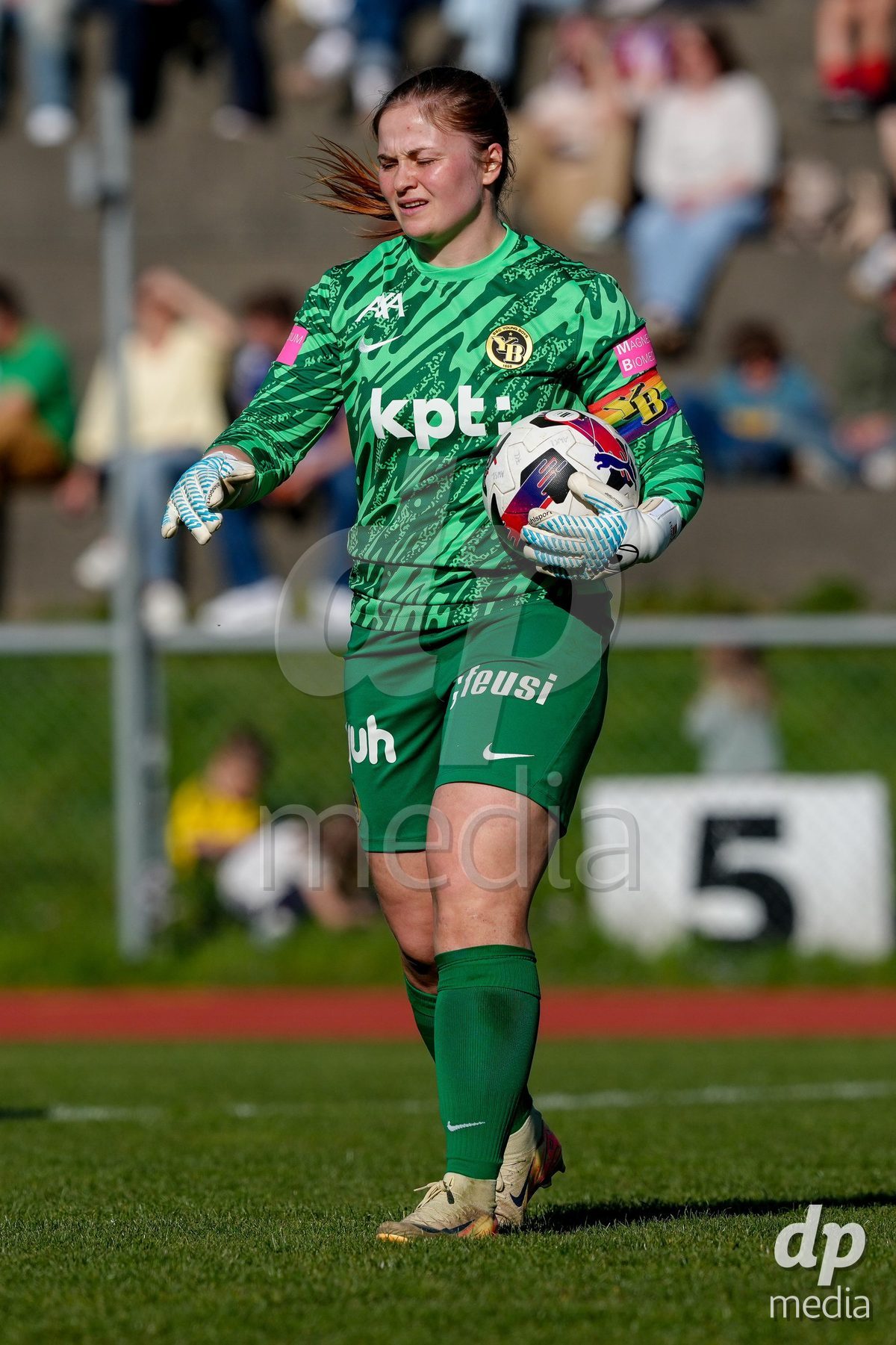 Schweiz: AXA Women's Super League 2025/26, FC Luzern vs BSC YB Frauen - Hubelmatt, Luzern: Amanda Brunholt (28 YB Frauen)