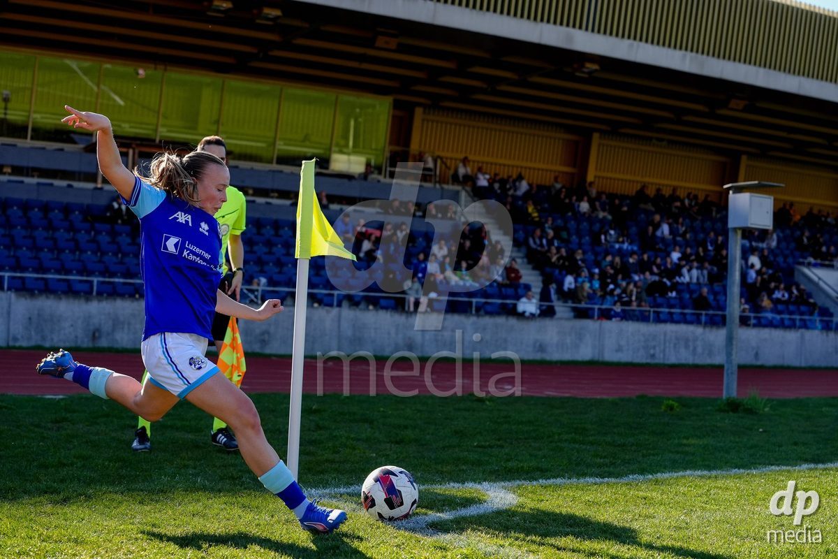 Schweiz: AXA Women's Super League 2025/26, FC Luzern vs BSC YB Frauen - Hubelmatt, Luzern: Fiona Sperlich (22 FCL)
