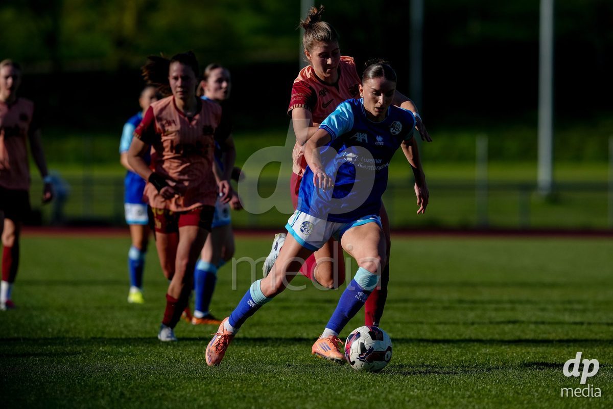 Schweiz: AXA Women's Super League 2025/26, FC Luzern vs BSC YB Frauen - Hubelmatt, Luzern: Gentiana Fetaj (9 FC Luzern)