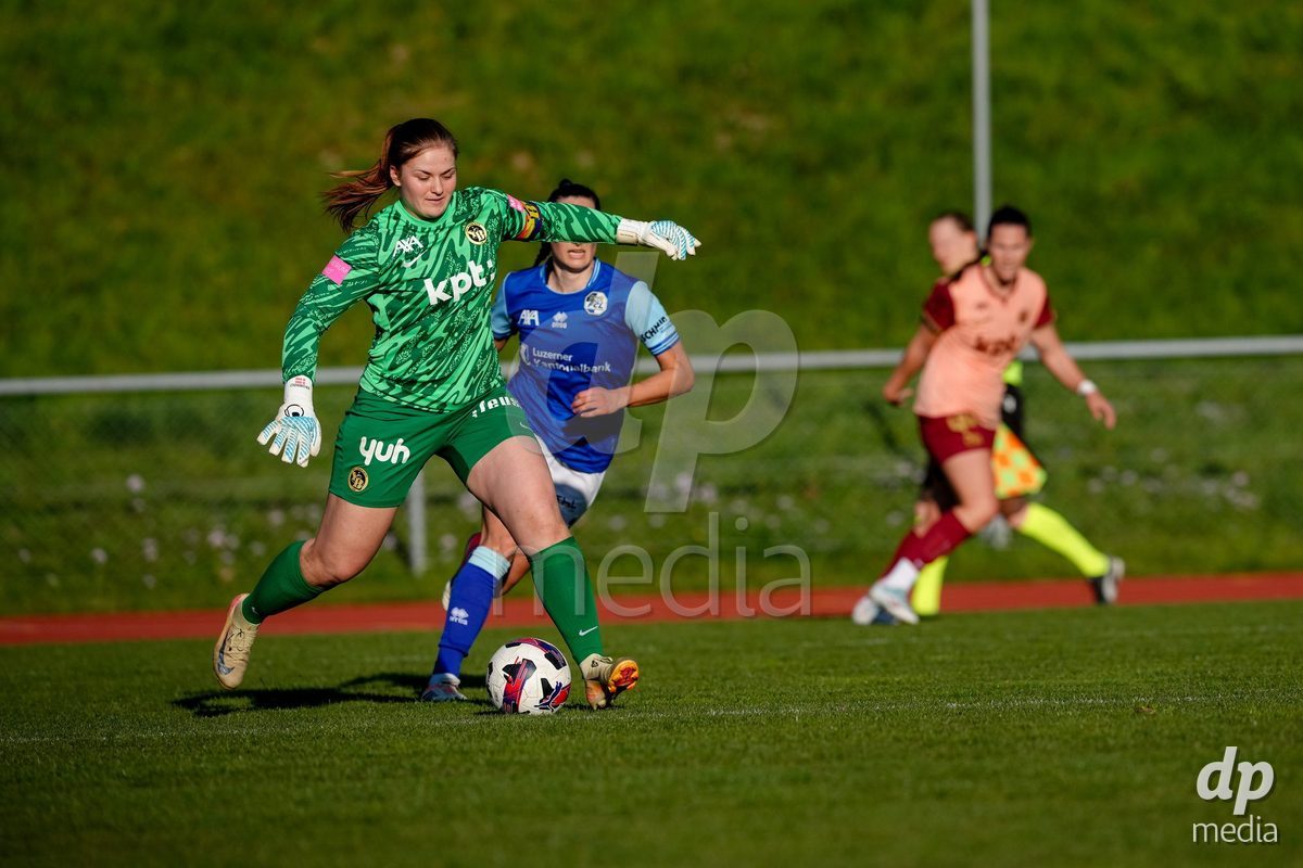 Schweiz: AXA Women's Super League 2025/26, FC Luzern vs BSC YB Frauen - Hubelmatt, Luzern: Amanda Brunholt (28 YB Frauen)