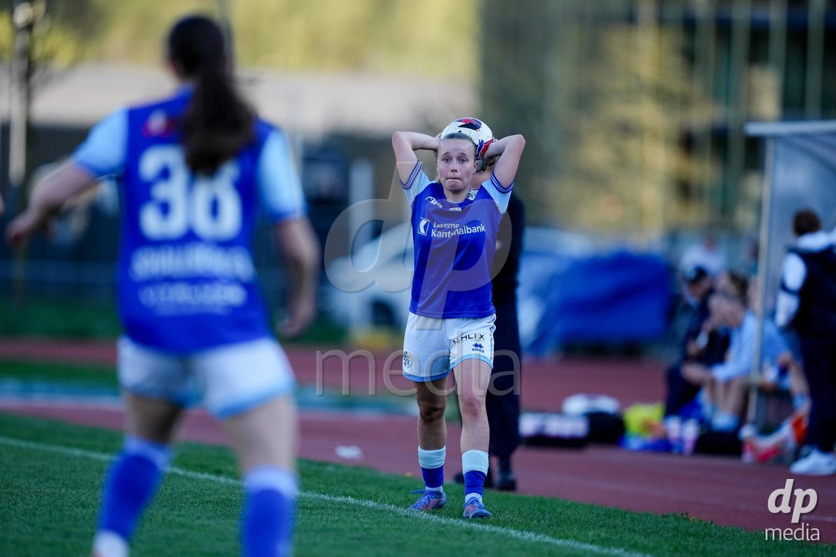 Schweiz: AXA Women's Super League 2025/26, FC Luzern vs BSC YB Frauen - Hubelmatt, Luzern: Fiona Sperlich (22 FCL)