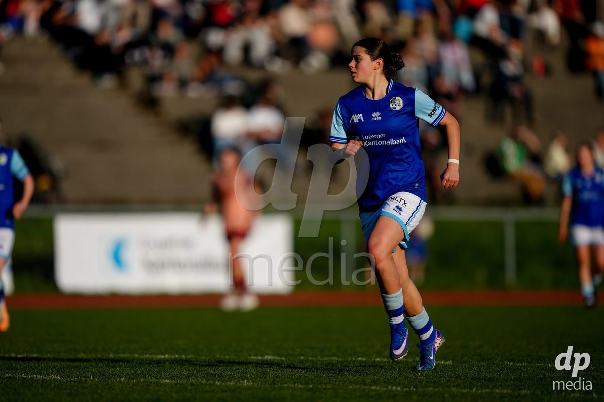Schweiz: AXA Women's Super League 2025/26, FC Luzern vs BSC YB Frauen - Hubelmatt, Luzern: Alyssa Keller (99 FCL)