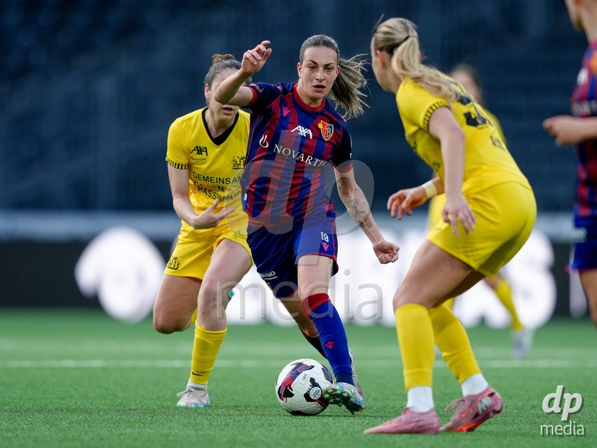 Schweiz: AXA Women's Super League 2025/26, BSC YB Frauen vs FC Basel 1893 - Stadion Wankdorf, Bern: Alice Ilaria Berti (19 FCB) in Aktion