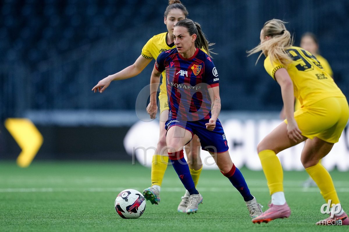 Schweiz: AXA Women's Super League 2025/26, BSC YB Frauen vs FC Basel 1893 - Stadion Wankdorf, Bern: Alice Ilaria Berti (19 FCB) in Aktion