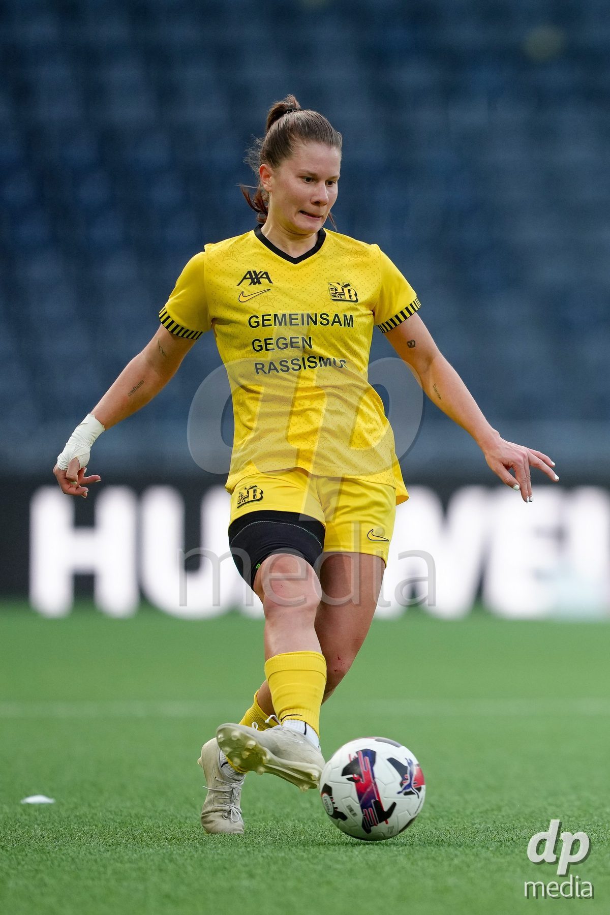 Schweiz: AXA Women's Super League 2025/26, BSC YB Frauen vs FC Basel 1893 - Stadion Wankdorf, Bern: Emilie Bernhardt (25 YB Frauen)