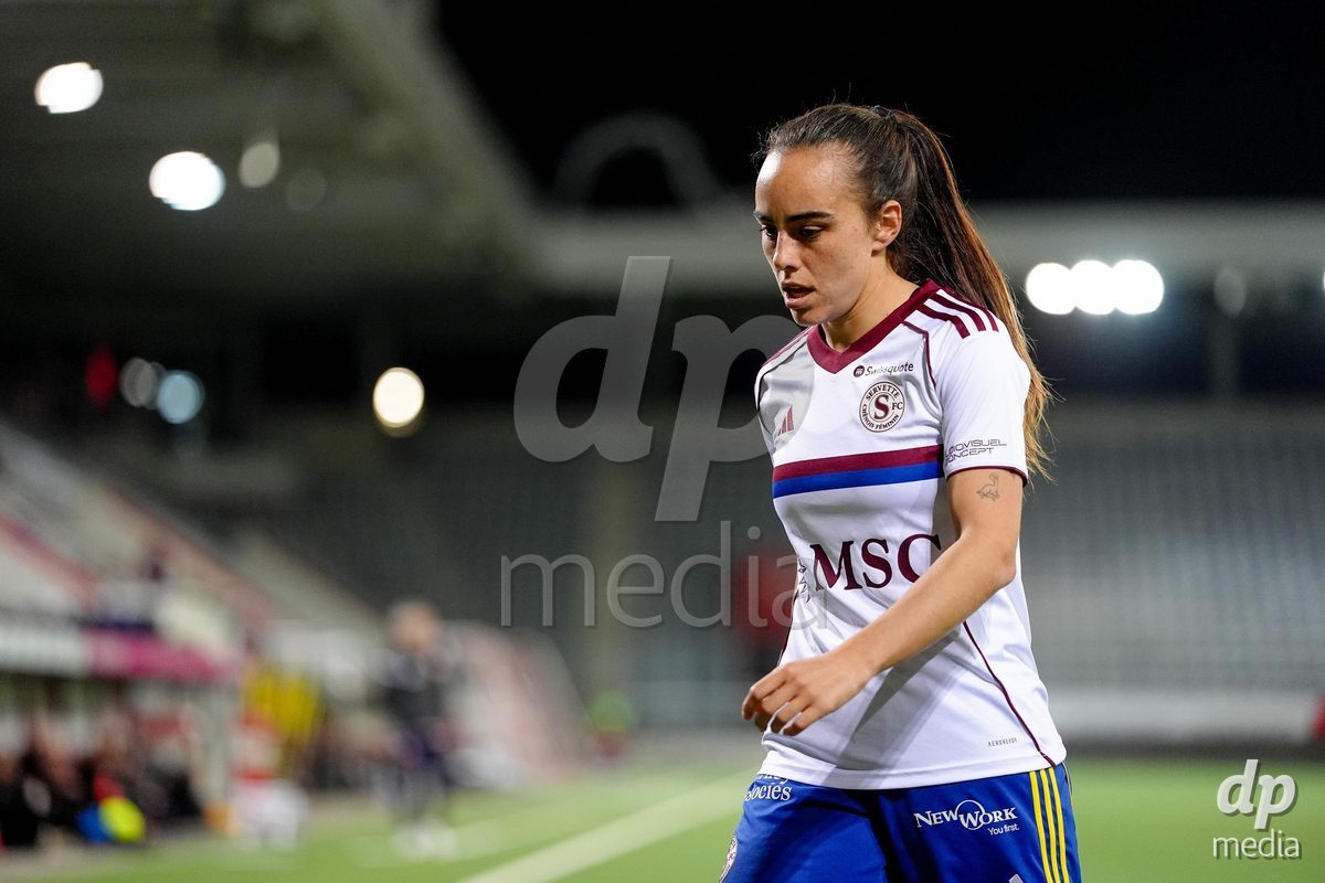 Schweiz: AXA Women's Super League 2025/26, FC Thun vs Servette FC Chenois Feminin - Stockhorn Arena, Thun: Joana Gaspar Da Silva Marchao (24 Servette FC)