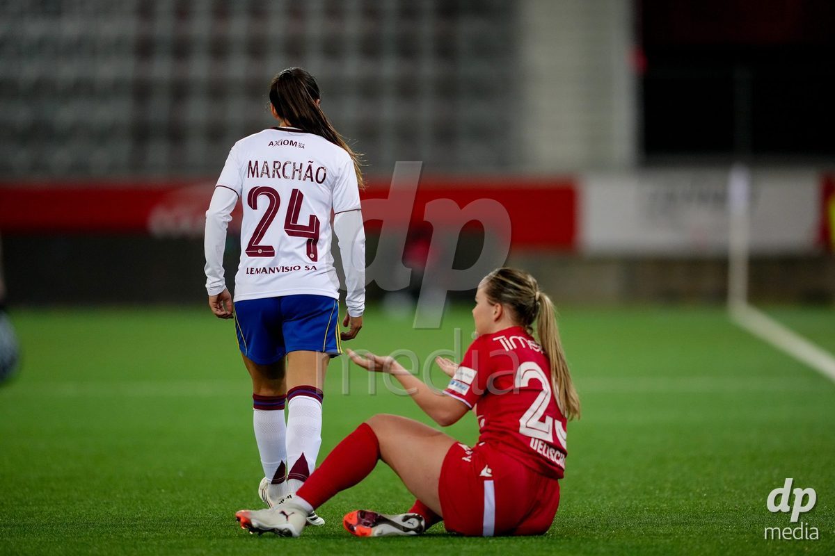 Schweiz: AXA Women's Super League 2025/26, FC Thun vs Servette FC Chenois Feminin - Stockhorn Arena, Thun: