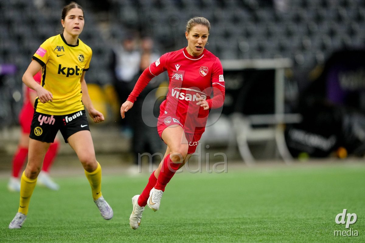 Schweiz: AXA Women's Super League 2025/26, BSC YB Frauen vs FC Thun - Stadion Wankdorf, Bern: Simona Rumyanova Stefanova (8 Thun) in Aktion