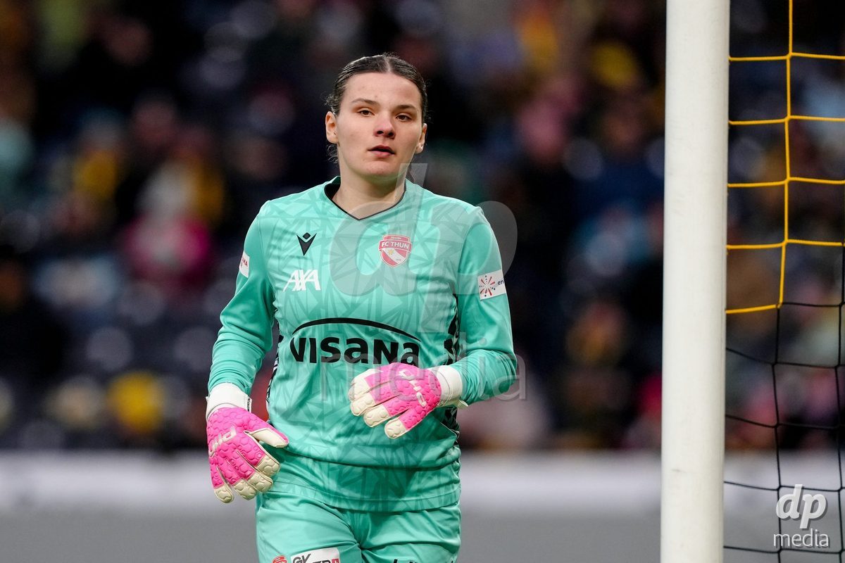 Schweiz: AXA Women's Super League 2025/26, BSC YB Frauen vs FC Thun - Stadion Wankdorf, Bern: Tamara Biedermann (21 Thun)