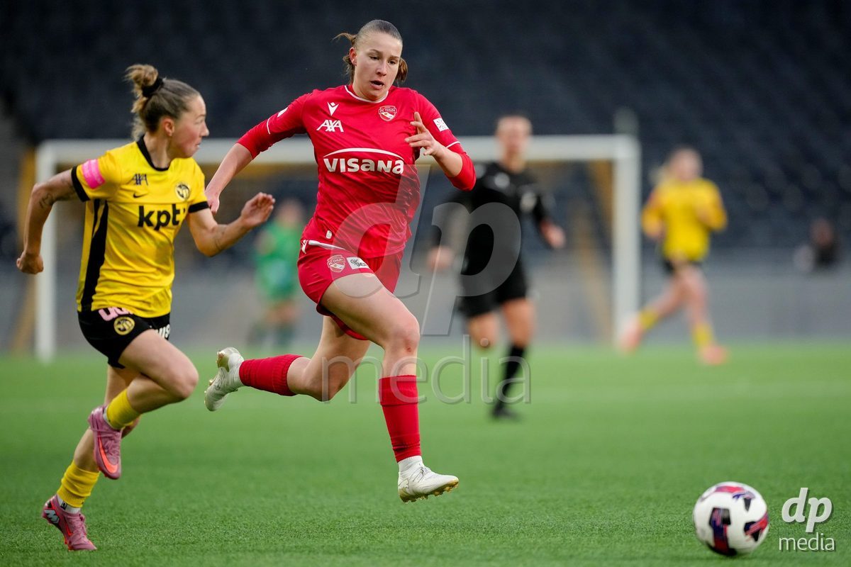 Schweiz: AXA Women's Super League 2025/26, BSC YB Frauen vs FC Thun - Stadion Wankdorf, Bern: Lauriane Frei (31 Thun) in Aktion