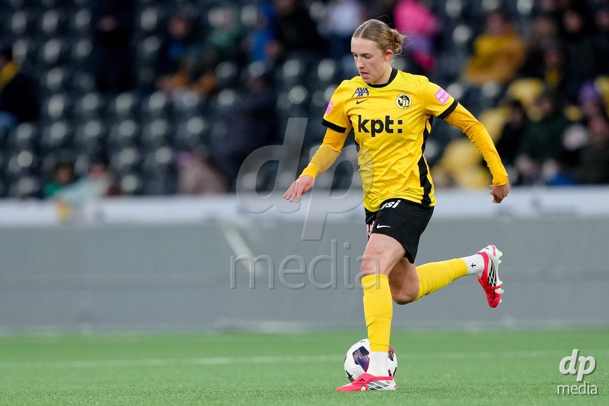 Schweiz: AXA Women's Super League 2025/26, BSC YB Frauen vs FC Thun - Stadion Wankdorf, Bern: Rebecca Villena y Scheffler (77 YB Frauen) in Aktion