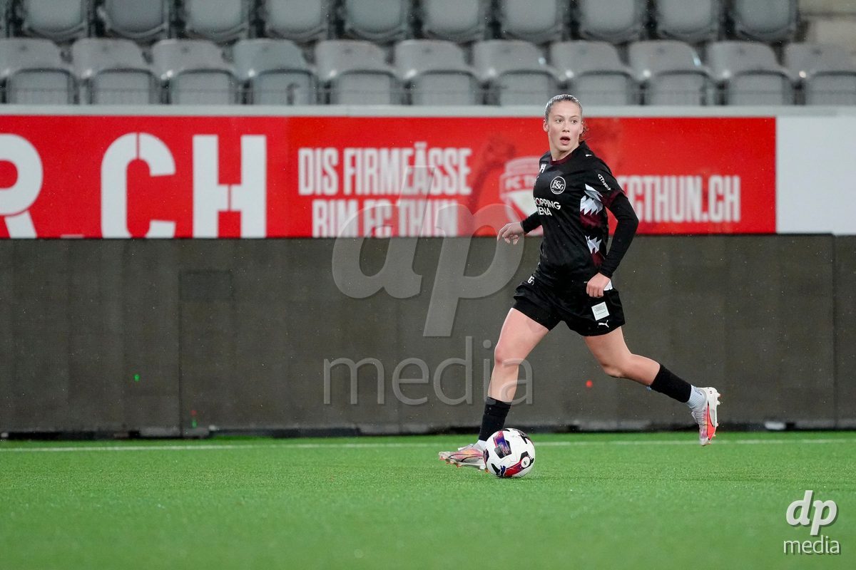 Schweiz: AXA Womens Super League 2025/26, FC Thun vs FC St.Gallen 1879 - Stockhorn Arena, Thun: