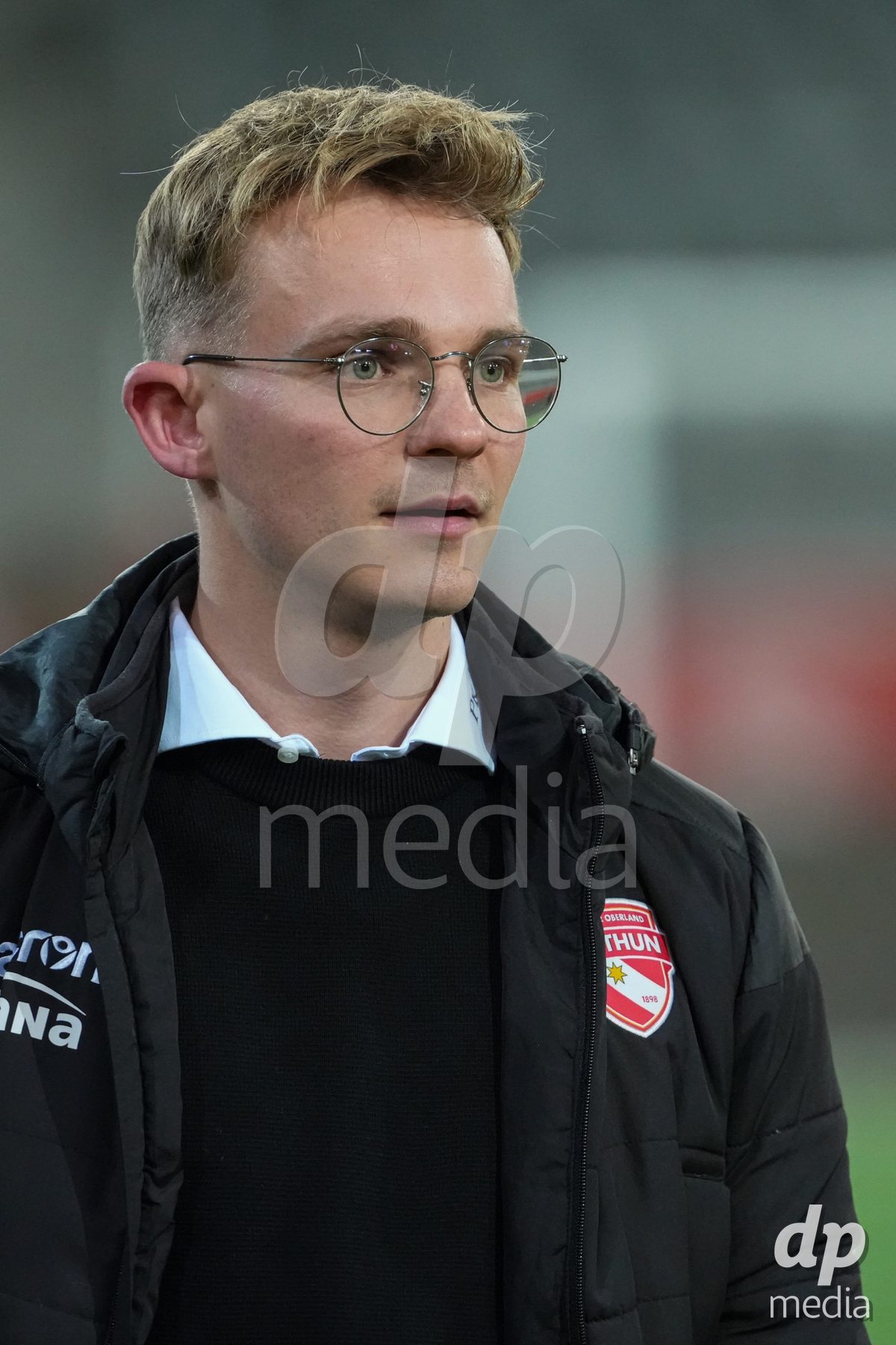 Schweiz: Axa Womens Super League 2025/26, FC Thun vs GC Frauenfussball - Stockhorn Arena, Thun: Head Coach Jason Antille (Thun)