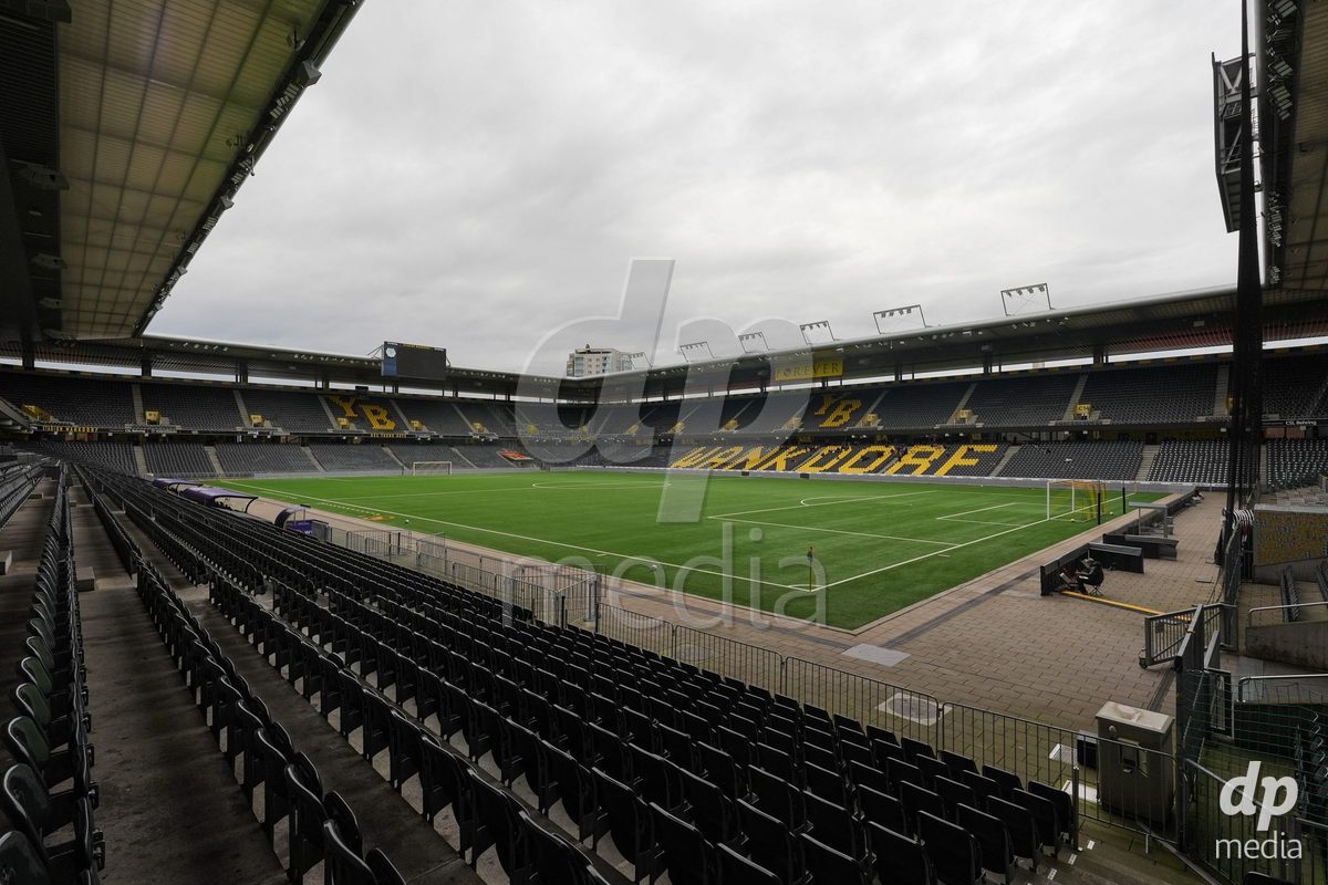 Schweiz: AXA Womens Super League 2025/26, BSC YB Frauen vs FC Luzern - Stadion Wankdorf, Bern: Stadion Wankdorf vor dem Spiel
