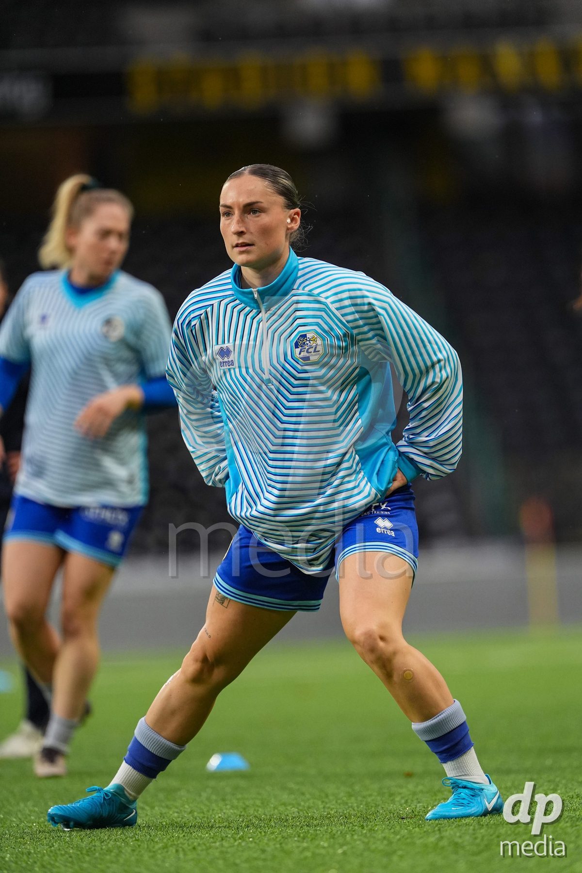 Schweiz: AXA Womens Super League 2025/26, BSC YB Frauen vs FC Luzern - Stadion Wankdorf, Bern: Debora Vogl (14 FC Luzern) während des Warmup