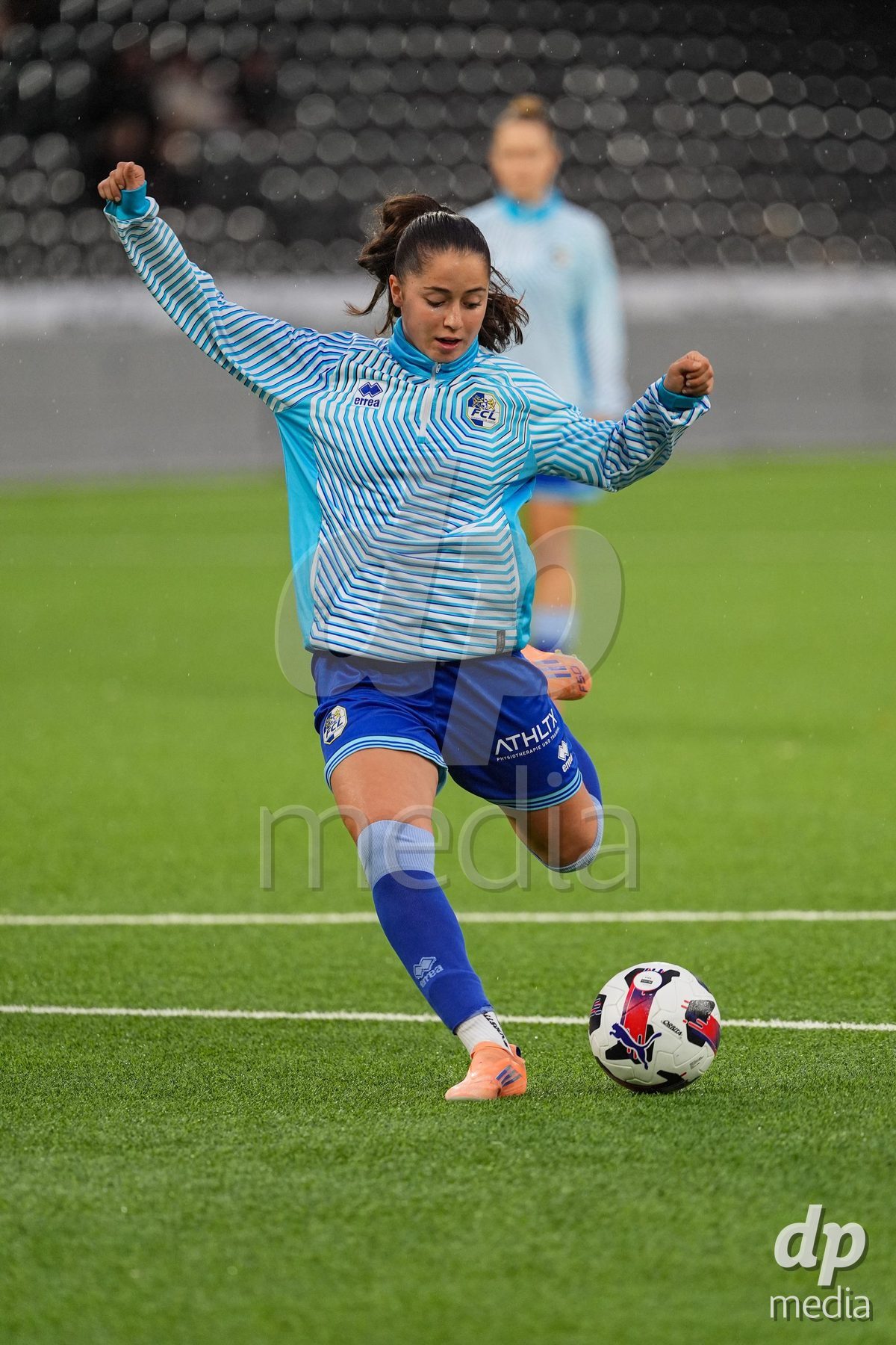 Schweiz: AXA Womens Super League 2025/26, BSC YB Frauen vs FC Luzern - Stadion Wankdorf, Bern: Alyssa Keller (99 FC Luzern) während des Warmup