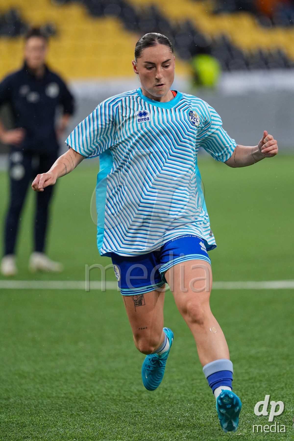 Schweiz: AXA Womens Super League 2025/26, BSC YB Frauen vs FC Luzern - Stadion Wankdorf, Bern: Debora Vogl (14 FC Luzern) während des Warmup