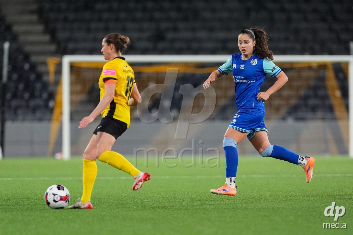 Schweiz: AXA Womens Super League 2025/26, BSC YB Frauen vs FC Luzern - Stadion Wankdorf, Bern: Melissa Rondalli (21 FC Luzern) in aktion