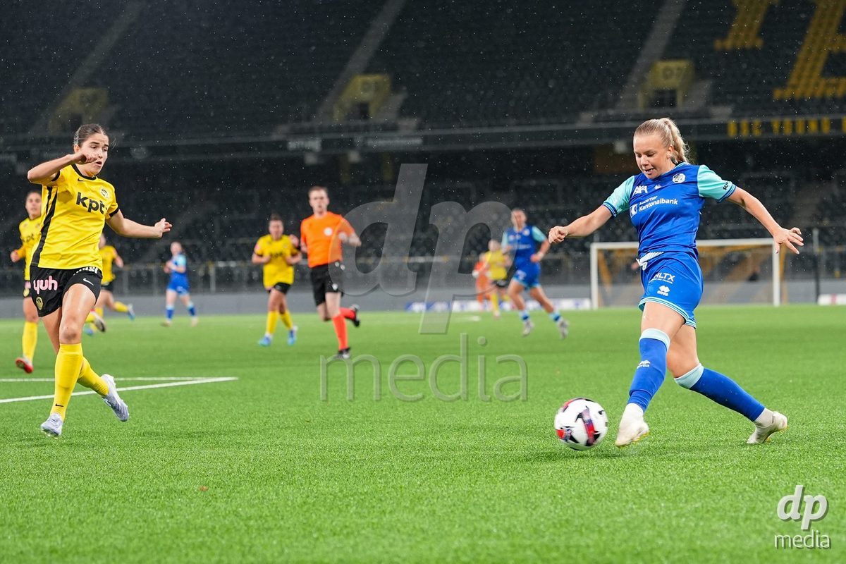 Schweiz: AXA Womens Super League 2025/26, BSC YB Frauen vs FC Luzern - Stadion Wankdorf, Bern: Jennie Marie Egeriis (17 FC Luzern) in aktion