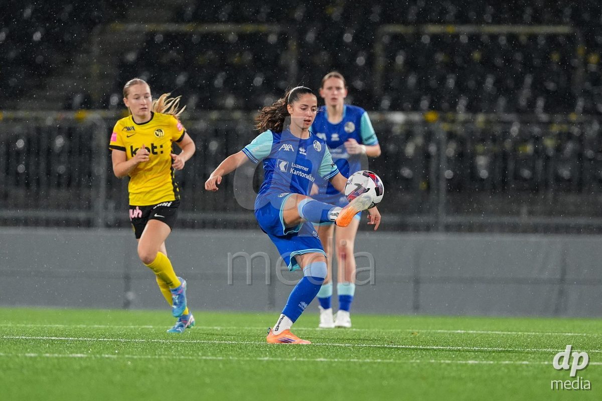 Schweiz: AXA Womens Super League 2025/26, BSC YB Frauen vs FC Luzern - Stadion Wankdorf, Bern: Melissa Rondalli (21 FC Luzern) in aktion