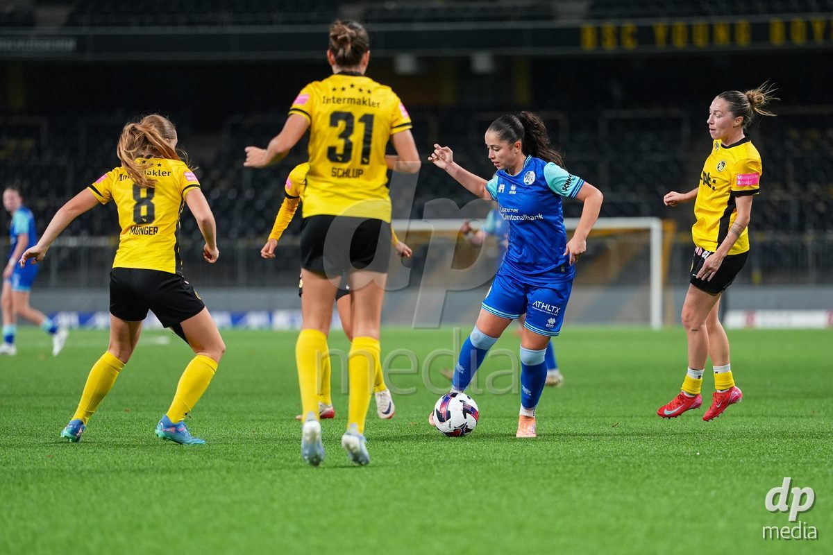Schweiz: AXA Womens Super League 2025/26, BSC YB Frauen vs FC Luzern - Stadion Wankdorf, Bern: Melissa Rondalli (21 FC Luzern) in aktion