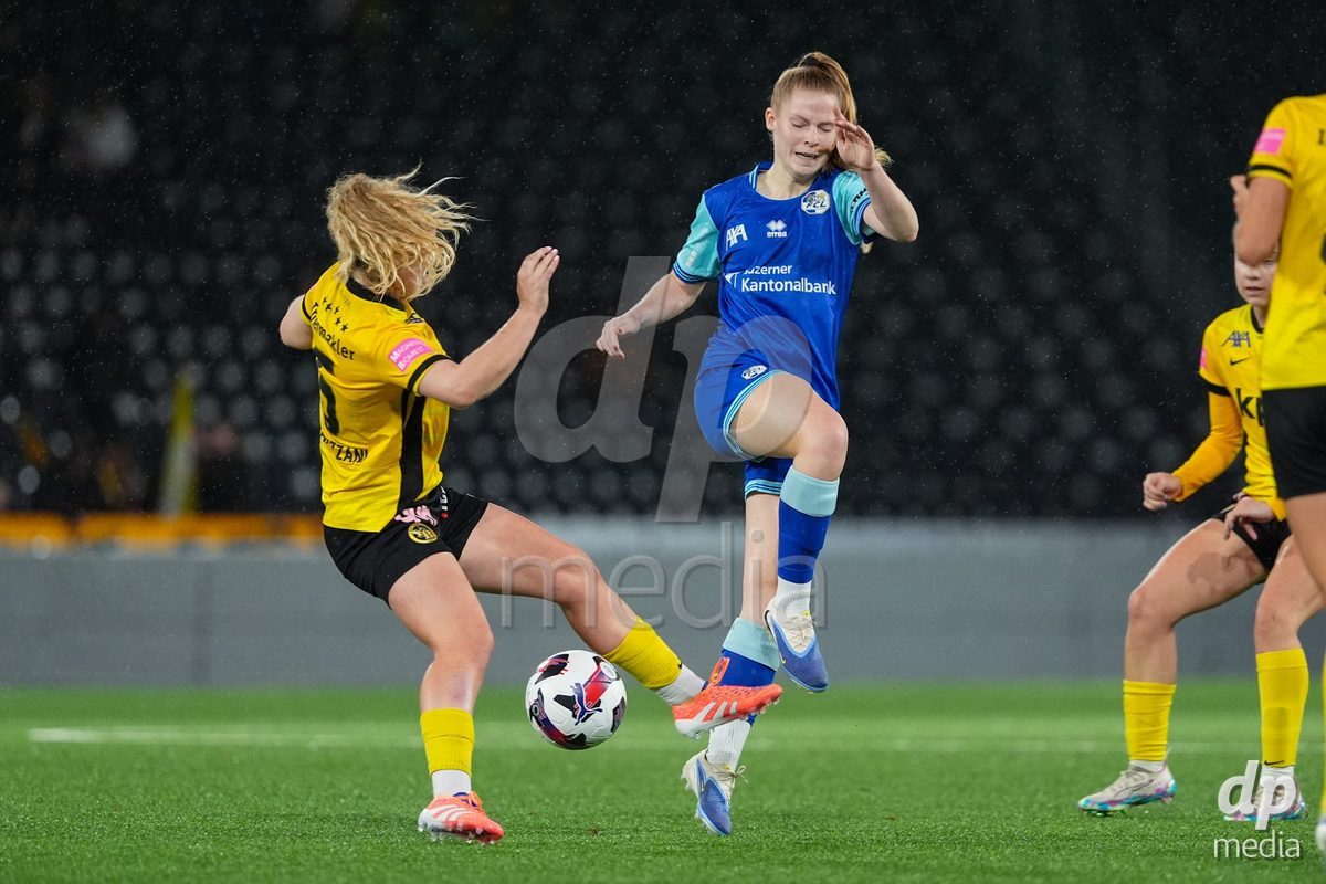 Schweiz: AXA Womens Super League 2025/26, BSC YB Frauen vs FC Luzern - Stadion Wankdorf, Bern: