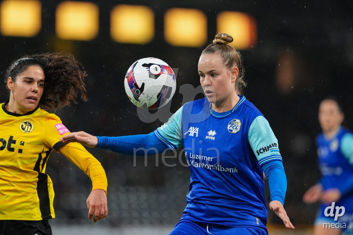 Schweiz: AXA Womens Super League 2025/26, BSC YB Frauen vs FC Luzern - Stadion Wankdorf, Bern: Jamie Kenel (8 FC Luzern) in aktion