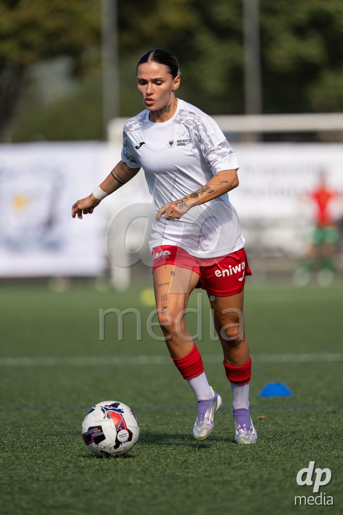 Switzerland: Womens Super League 2025/26, FC Aarau vs YB Frauen - Aarau, Aarau: Vanesa Hoti (8 Aarau)