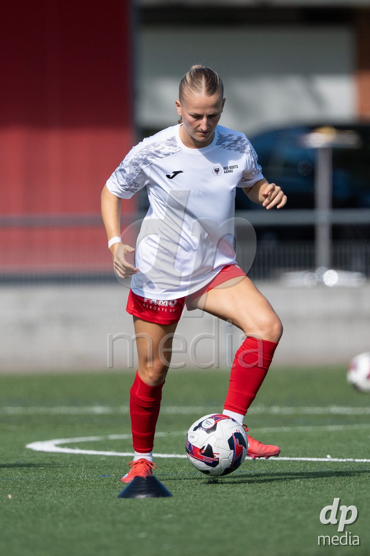 Switzerland: Womens Super League 2025/26, FC Aarau vs YB Frauen - Aarau, Aarau: Fabia Reinschmidt (13 Aarau)