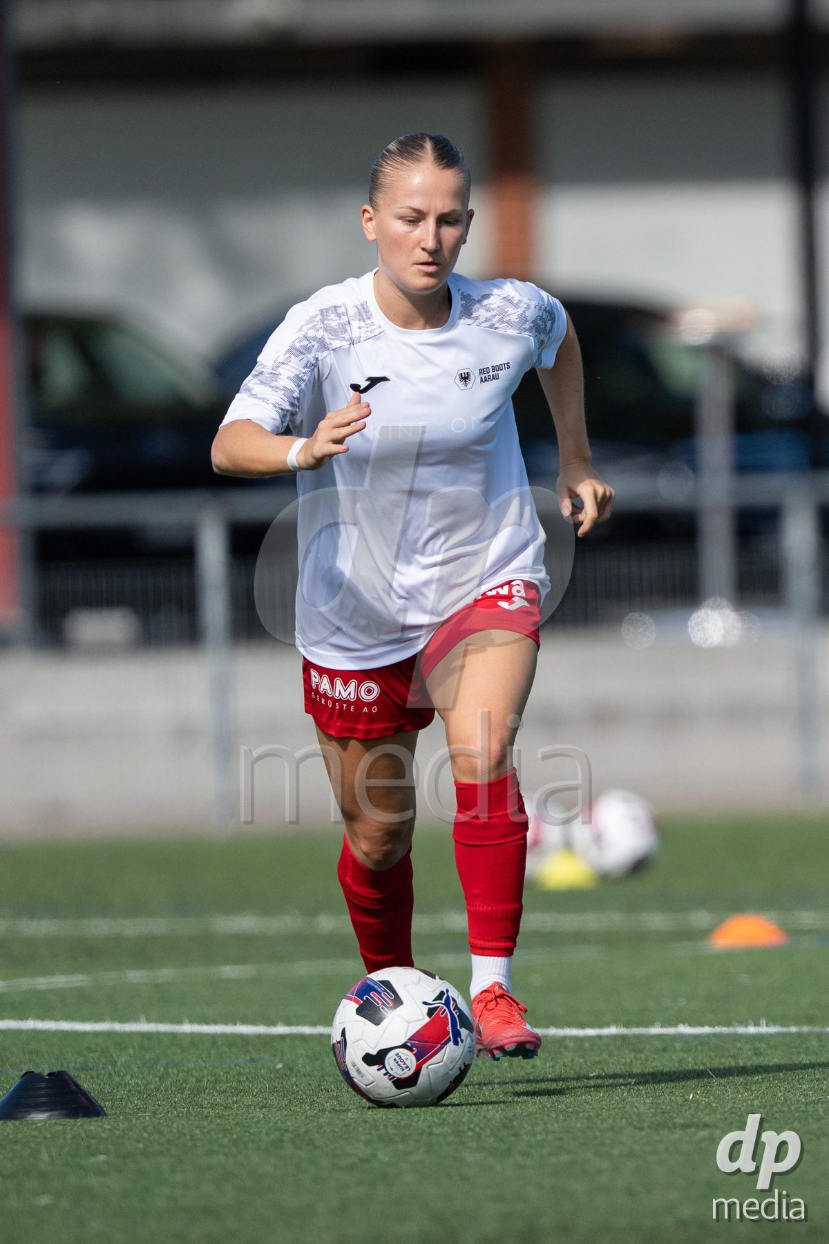 Switzerland: Womens Super League 2025/26, FC Aarau vs YB Frauen - Aarau, Aarau: Fabia Reinschmidt (13 Aarau)