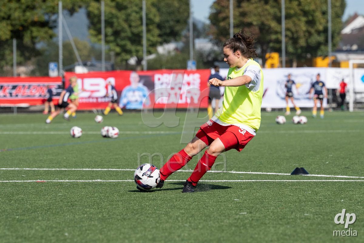 Switzerland: Womens Super League 2025/26, FC Aarau vs YB Frauen - Aarau, Aarau: Nathalie Widmer (5 Aarau)